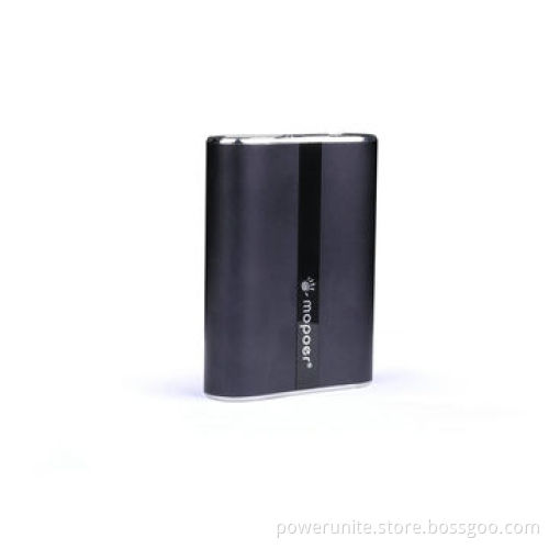 Black color portable power bank with 8,800mAh portable charger high-end, easy for travel